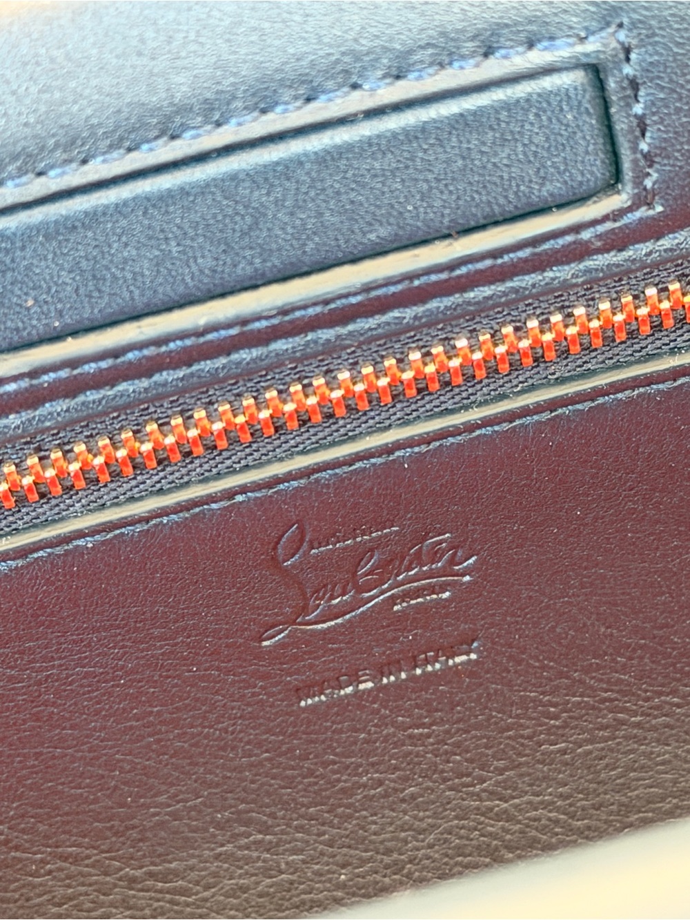 Christian Louboutin Venus Shoulder Bag in Navy RETAILS $2350 CURRENT SEASON - Picture 8 of 10